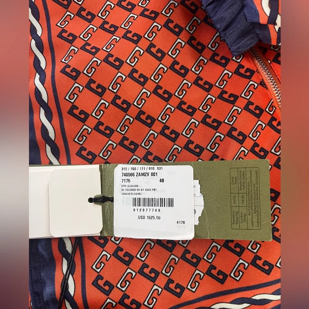 Gucci Orange Patterned Jacket